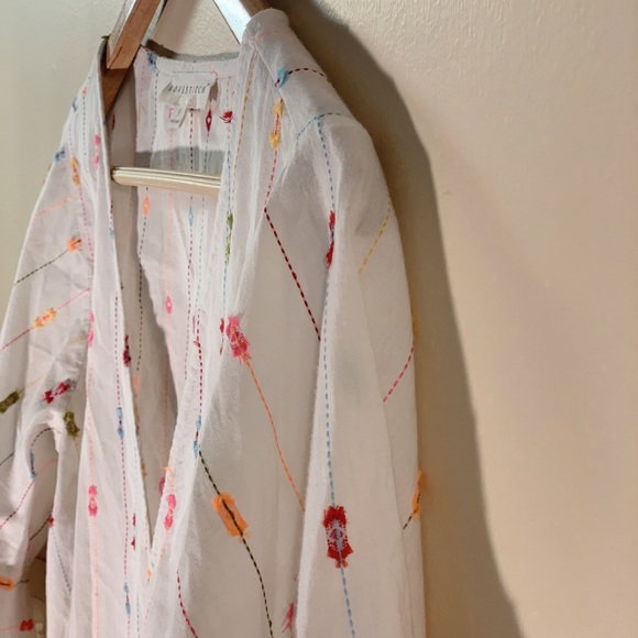 Lovestich ‘Ayla’ Striped Ruffle Sleeve Top - Picture 3 of 8